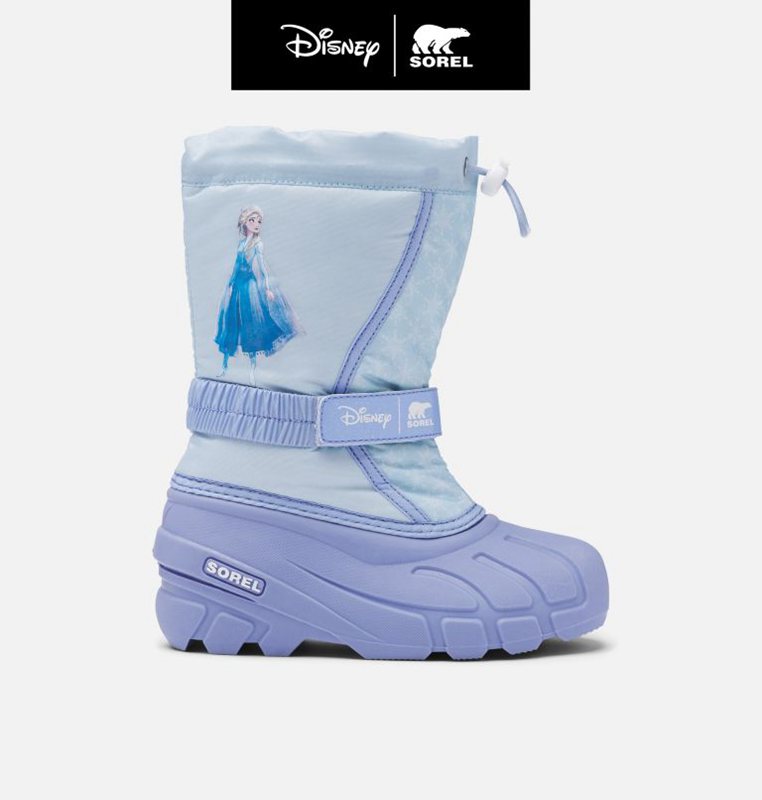 Sorel Barn Vinterkängor Blå - Disney X Youth Flurry™ Frozen 2 –Elsa Edition - TDO-526048